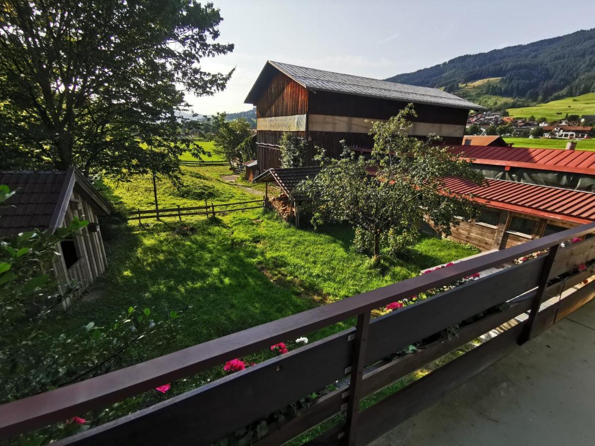 Ferienwohnung Wiesenblick Bad Hindelang Exterior foto